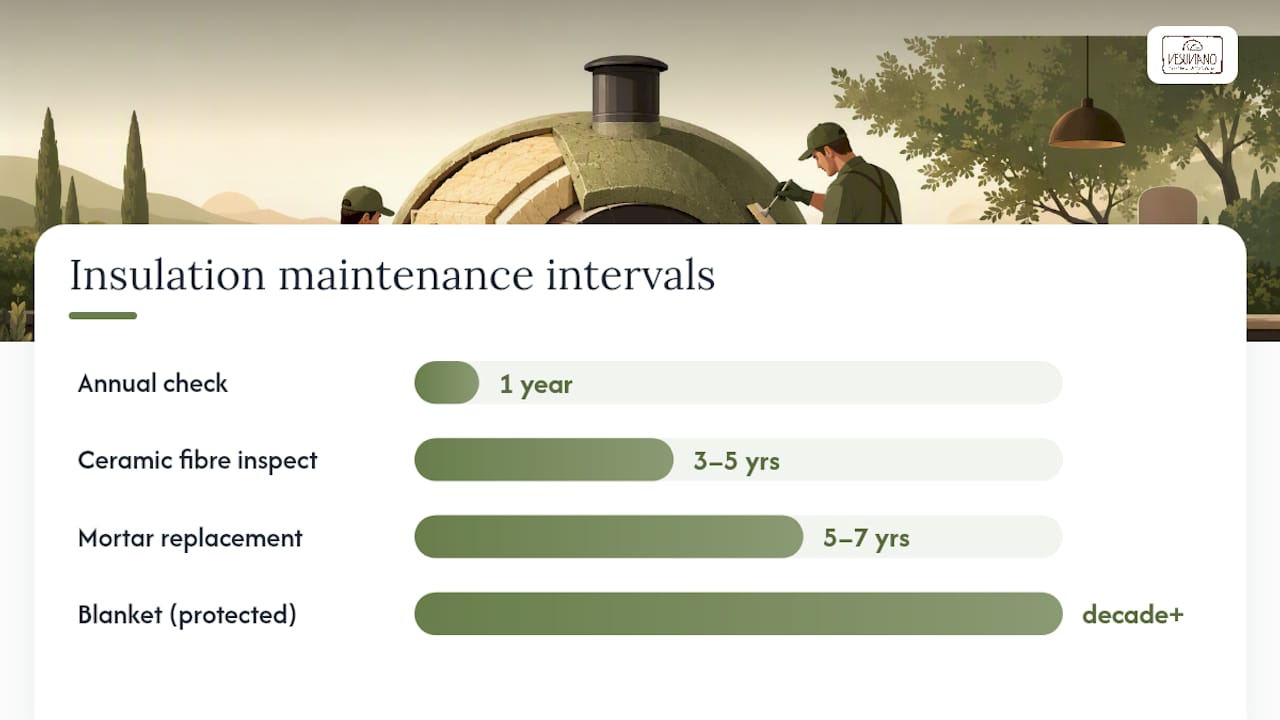Maintenance routines to keep insulation performing year after year — overview diagram