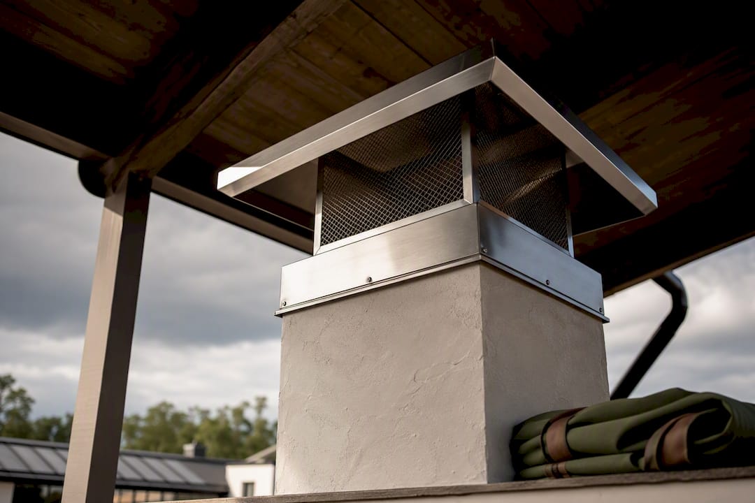 Regenschutz für Schornstein zum Schutz des Outdoor-Pizzaofens