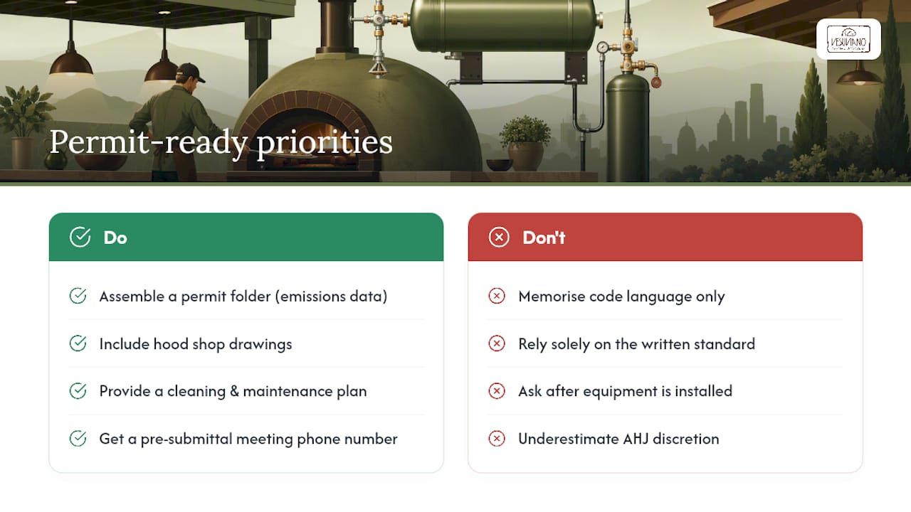Why permit-ready beats code-perfect — overview diagram