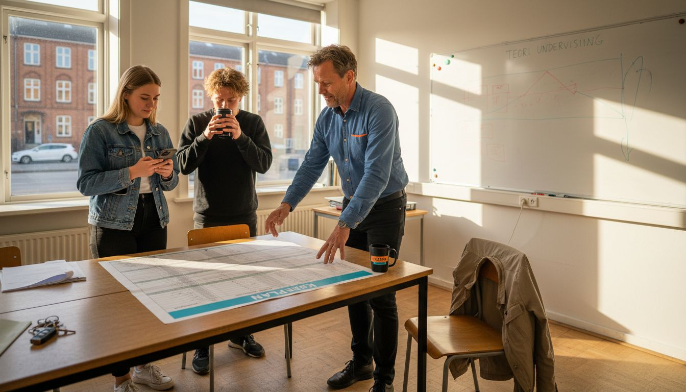 Kørelæreren fortæller om mulighederne for fleksible køretider