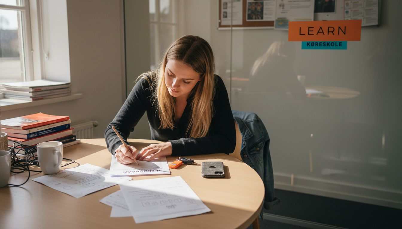 Eleven udfylder sin egen lektionsplan