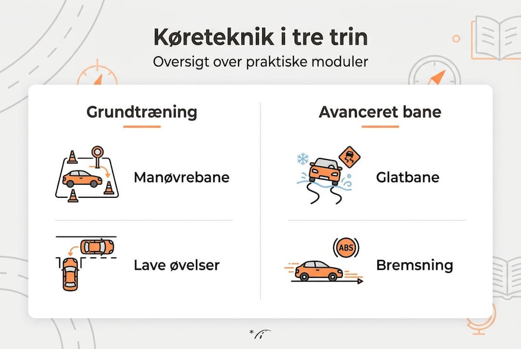Oversigt: Trin-for-trin guide til køreteknik