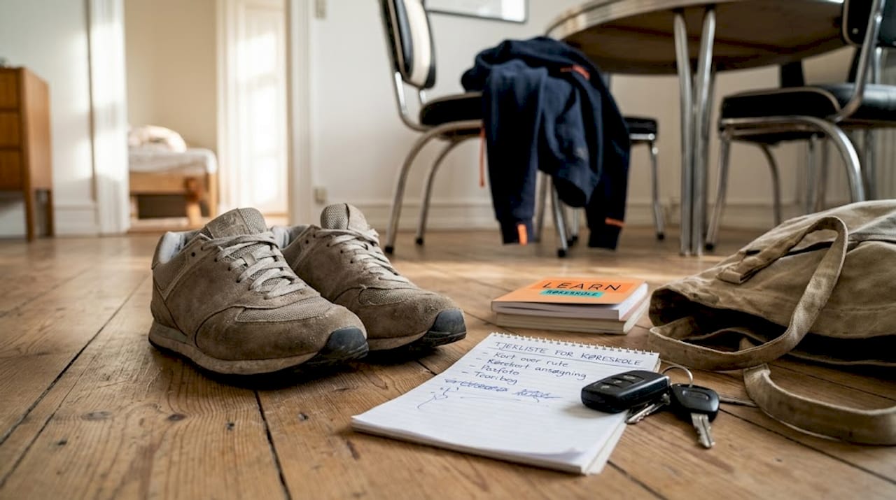 Tjekliste til køretime: Husk fornuftigt fodtøj