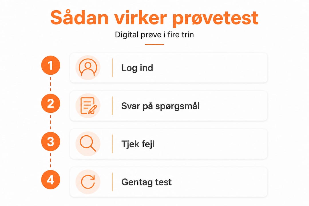 Oversigt: Sådan foregår en digital prøvetest