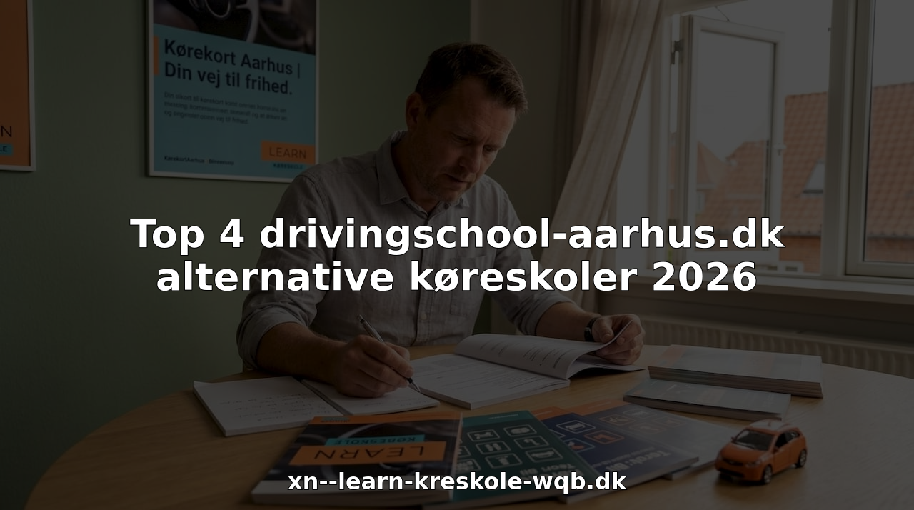 Kørelæreren sidder i teorilokalet og gør elevpapirer klar før undervisningen går i gang.