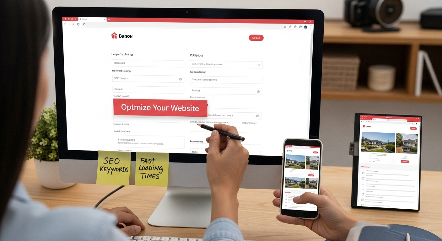 website optimization real estate