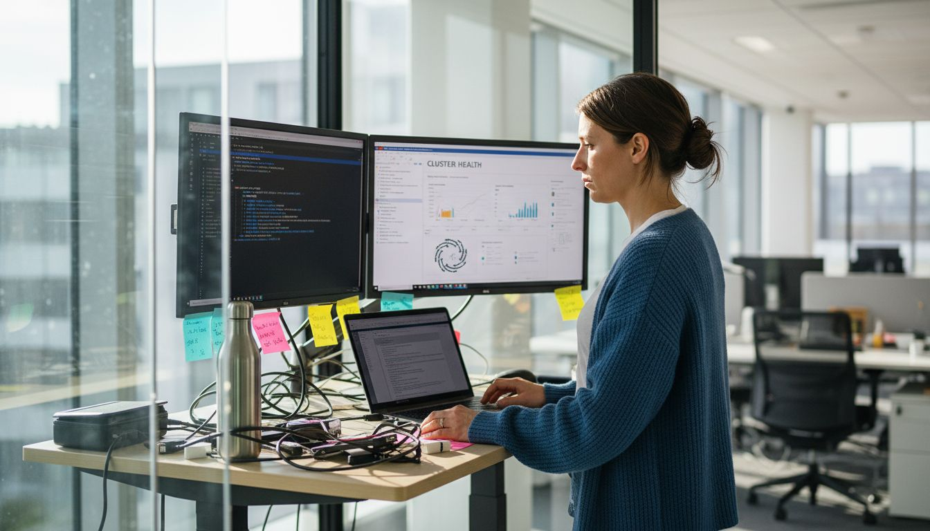 Architect configures cloud-native application dashboard