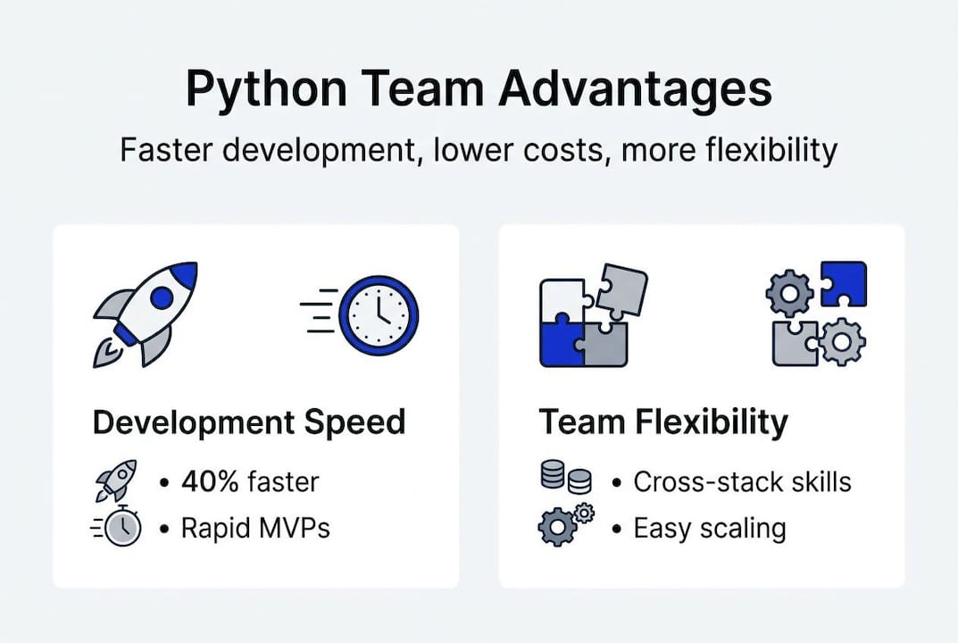 Infographic: Python startup team advantages