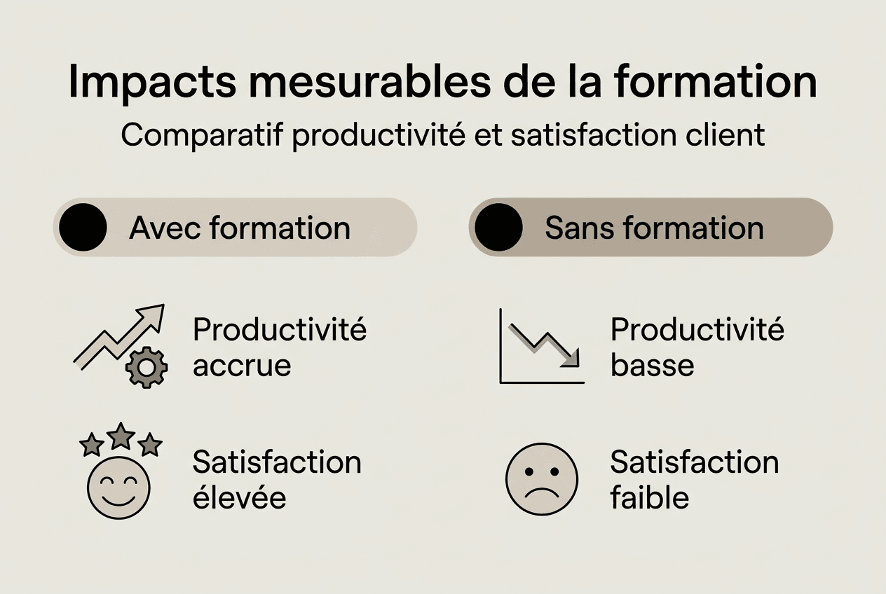 Infographie : les bénéfices de la formation professionnelle tout au long de la vie