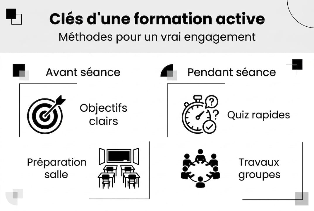 Infographie : techniques d'animation et astuces pour stimuler l'engagement en formation