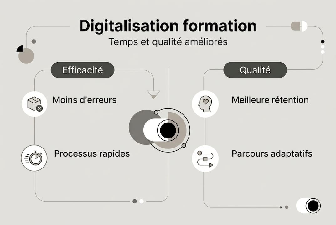 Infographie : pourquoi digitaliser la formation en entreprise ?