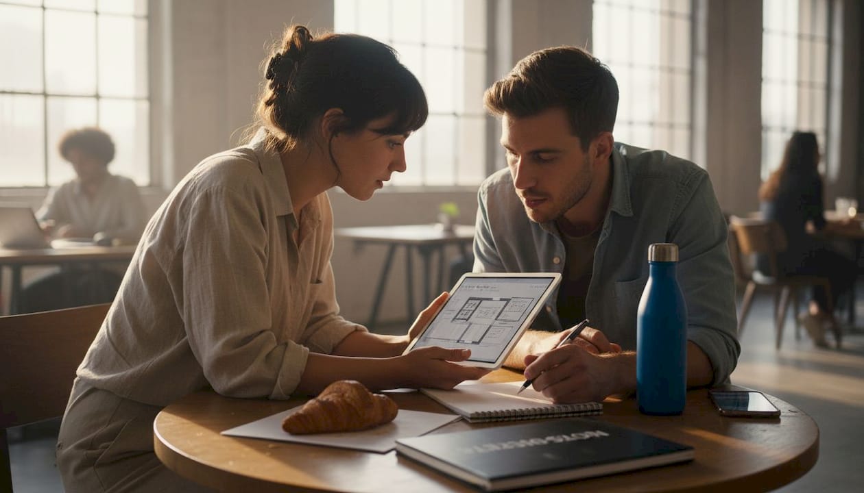 Des collègues unissent leurs efforts pour développer ensemble leurs compétences relationnelles.