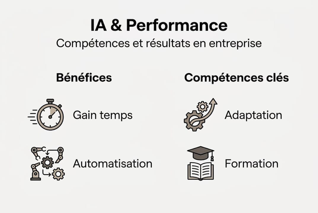 Infographie : comment l’intelligence artificielle transforme le monde de l’entreprise