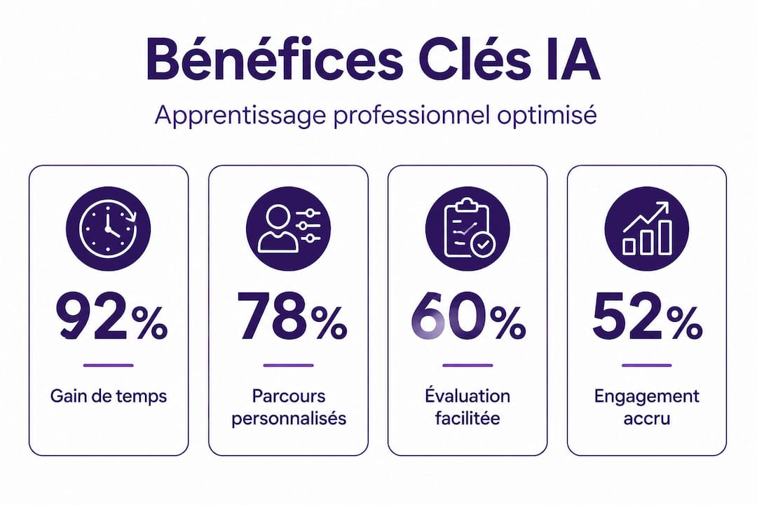 Infographie : comment l’intelligence artificielle révolutionne la formation