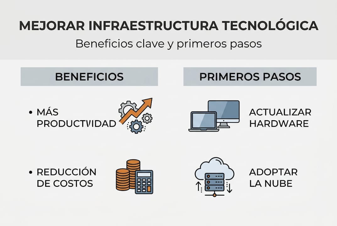 Infografía: cómo impulsar la innovación tecnológica en tu pyme y los beneficios que puedes obtener