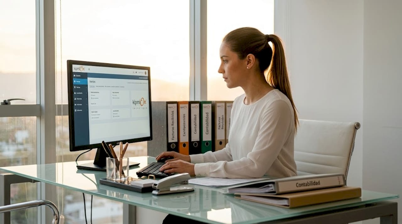 Descubre qué es migración digital y cómo transforma tu pyme Contable especializado en gestión financiera con ERP para pymes en oficina