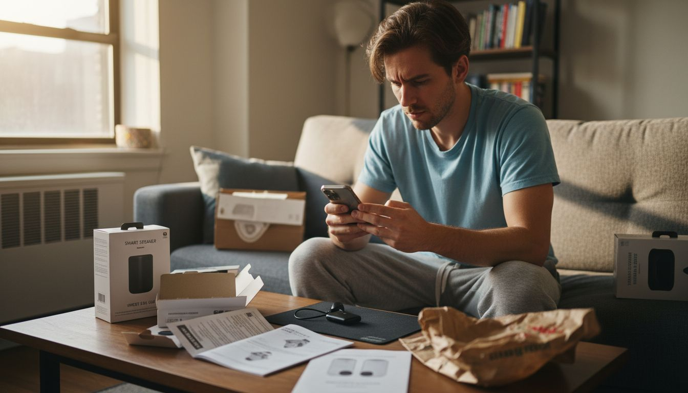 Person preparing product assets for video