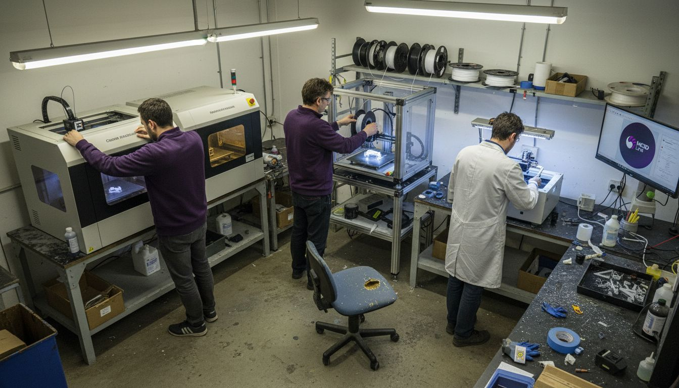 Des opérateurs disposant d’un parc diversifié d’équipements en fabrication additive