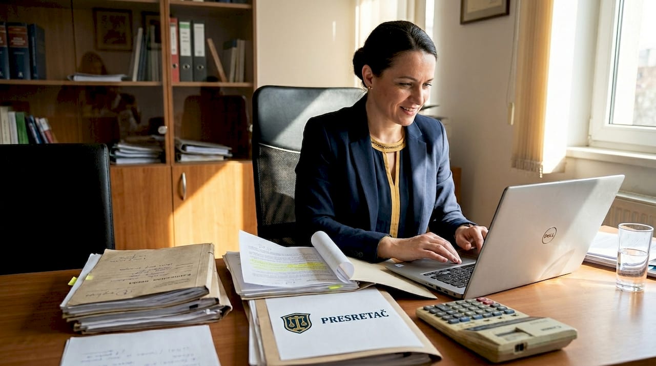 Advokatica detaljno proučava dokaze kako bi utvrdila osnov za odštetni zahtev.