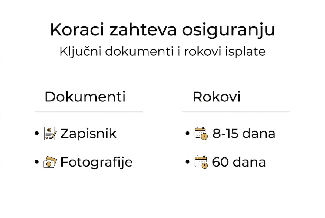 Vodič kroz proces i rokove za zaključivanje osiguranja – infografik
