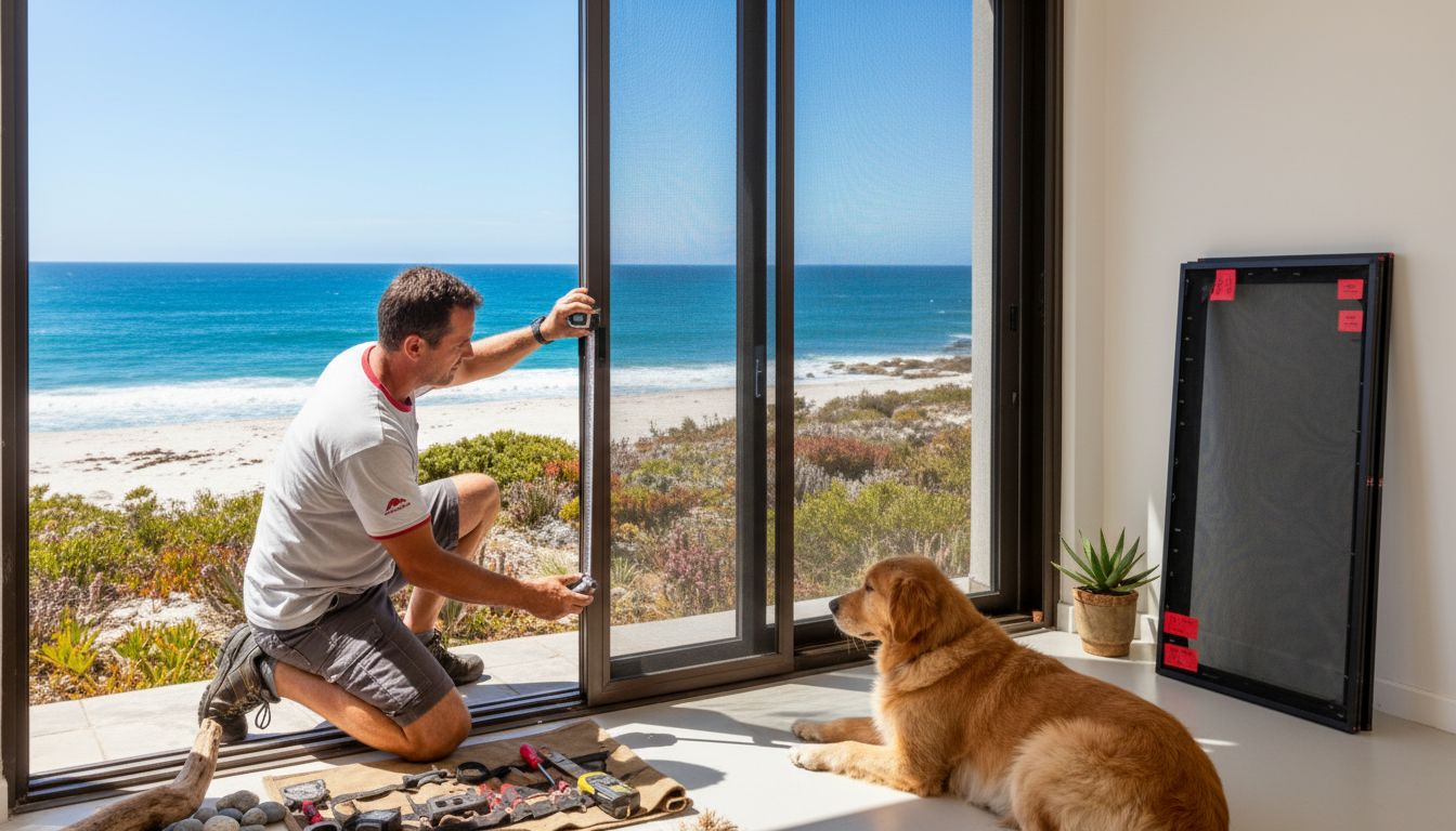 corner star screen installation