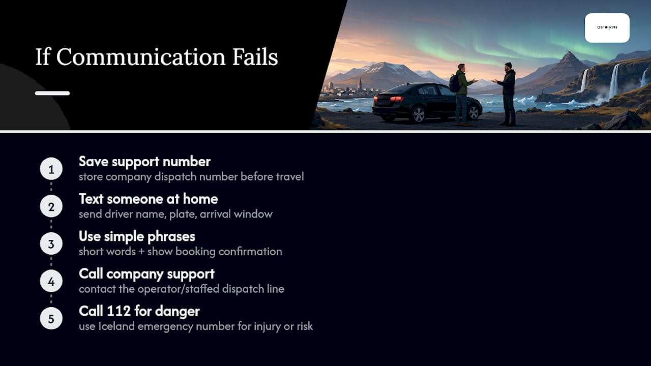 What If Communication Breaks Down or an Emergency Happens? — overview diagram