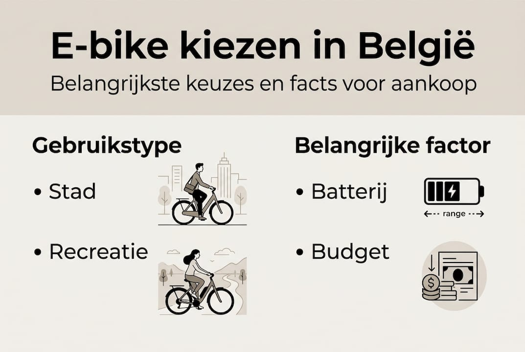 Overzicht: verschillende soorten e-bikes en waar je op let bij het kiezen