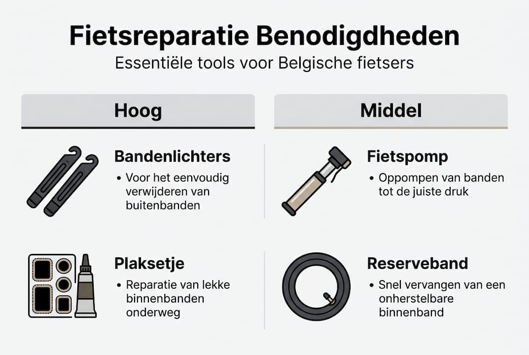 Handige infographic: onmisbaar gereedschap voor iedere fietser