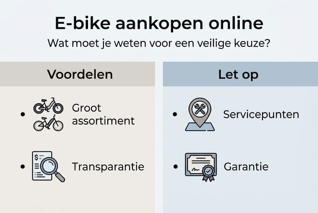 Infographic: alles wat je moet weten voor het online kopen van een e-bike