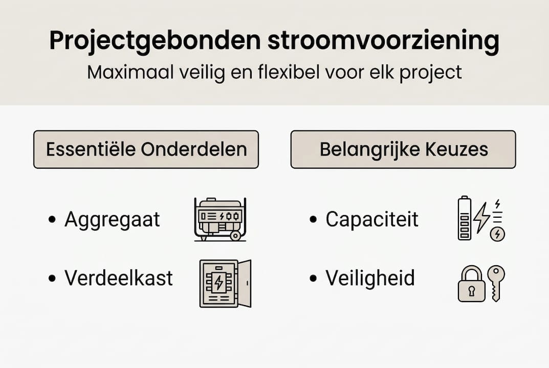 Infographic: de basis van een stroomopstelling en waar je op moet letten bij het maken van keuzes