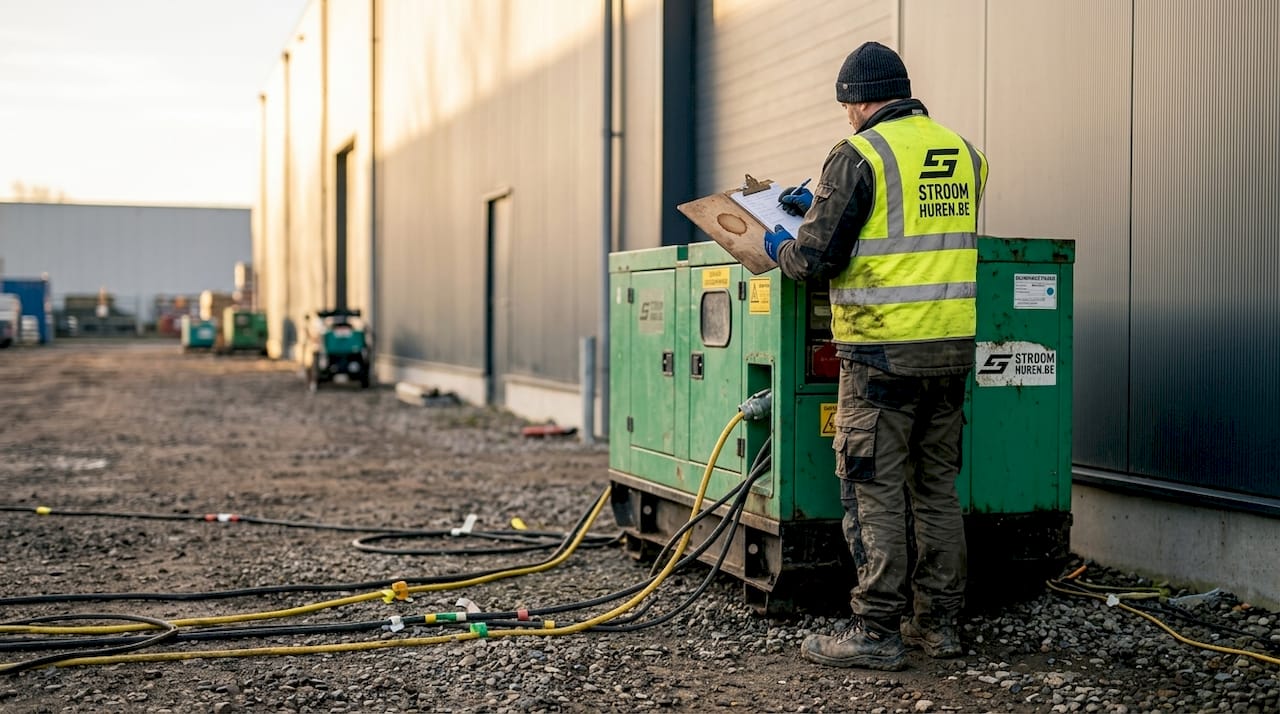 Inspecteur legt uitkomst van veiligheidscontrole bij elektrische installatie vast