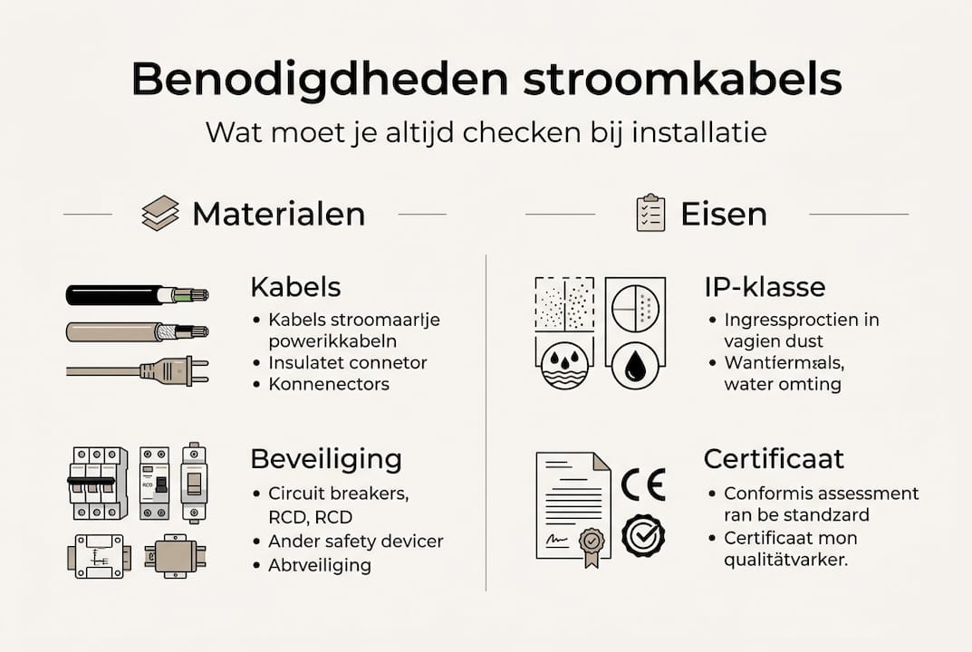 Overzicht: onmisbare accessoires voor stroomkabels