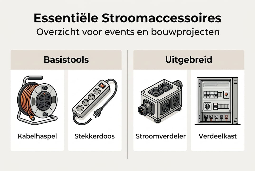 Overzicht van onmisbare accessoires voor stroomvoorziening in één oogopslag