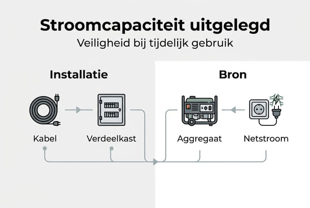 Overzicht van stroomcapaciteit: installaties en energiebronnen in beeld