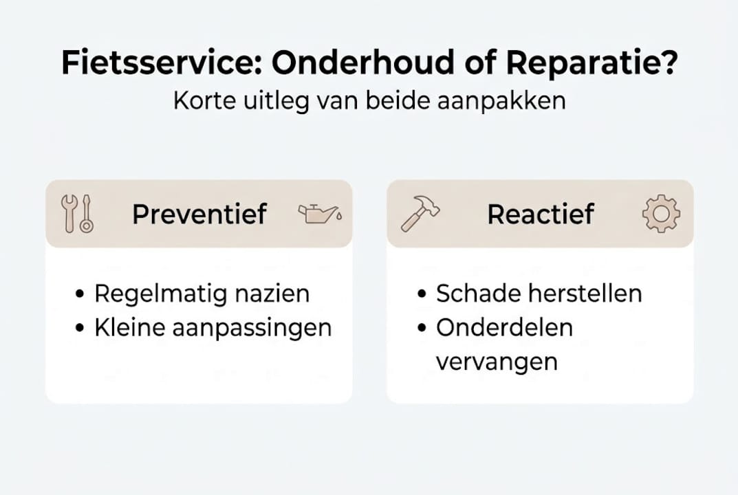 Fiets onderhoud en reparatie in één oogopslag: handige infographic