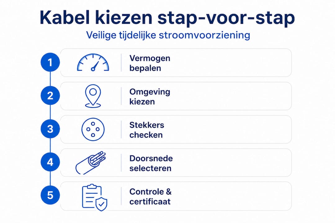 Infographic: zo kies je stap voor stap de juiste stroomkabel