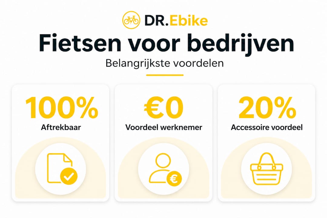 Infographic: Waarom fietsen loont voor bedrijven