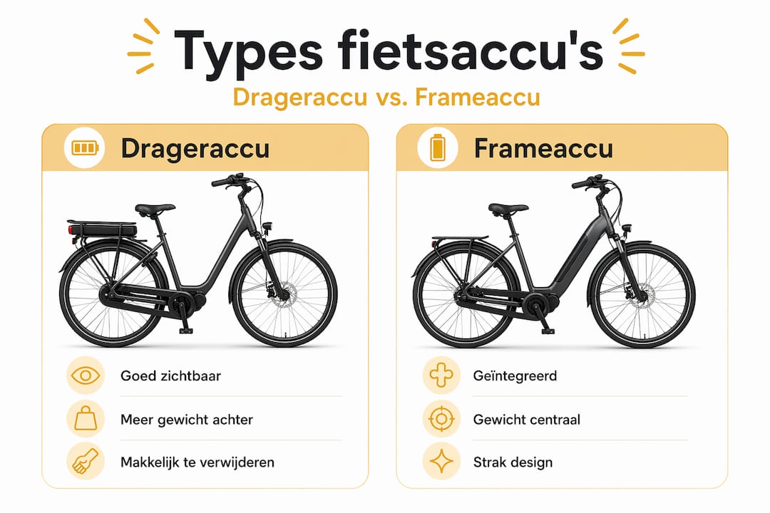 Infographic: verschillen tussen frame- en drageraccu's