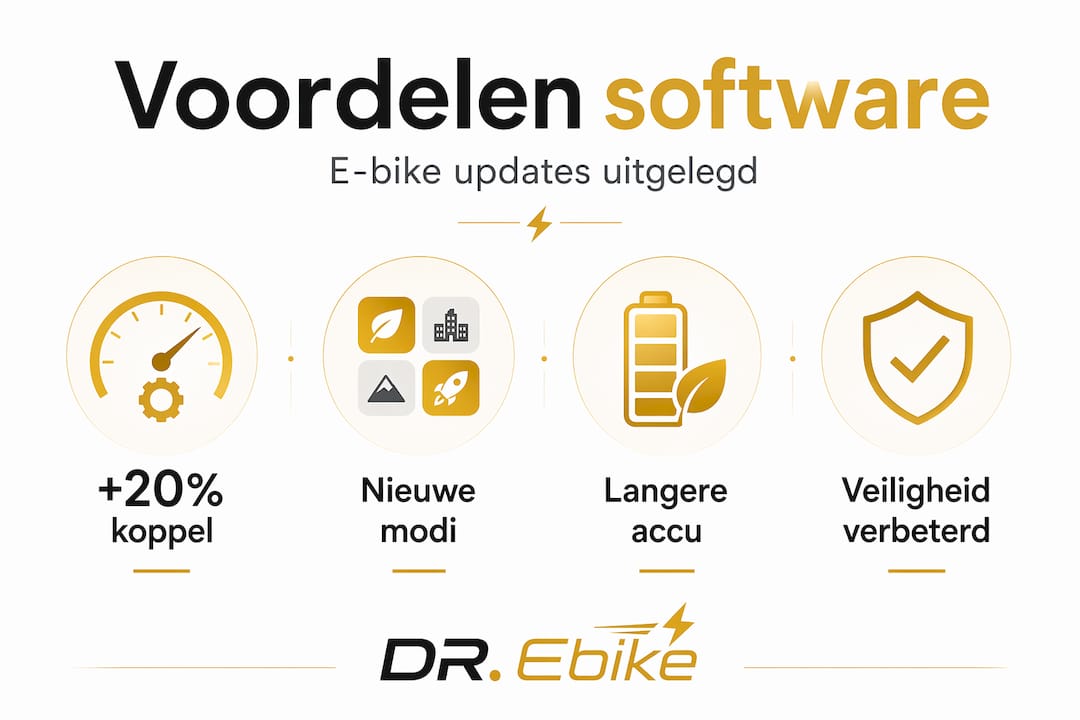 In één oogopslag: de pluspunten van e-bike software-updates