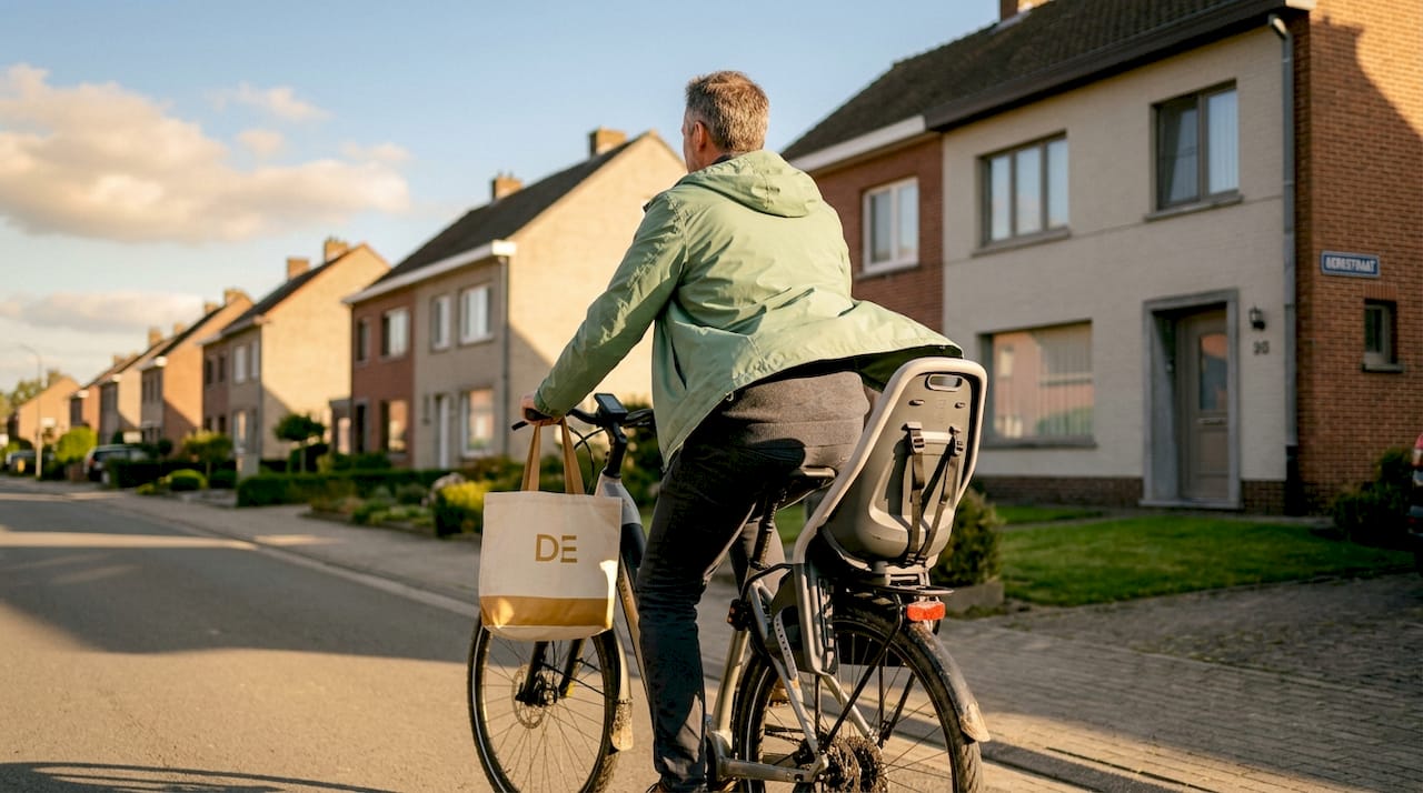 Met een fiets met middenmotor blijft deze vrouw moeiteloos en stabiel onderweg.