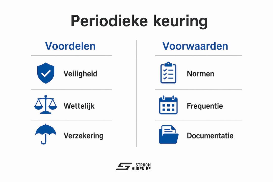 Infographic: de voordelen en spelregels van periodieke keuringen op een rij