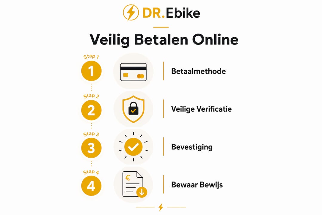 Overzicht: zo betaal je veilig online stap voor stap