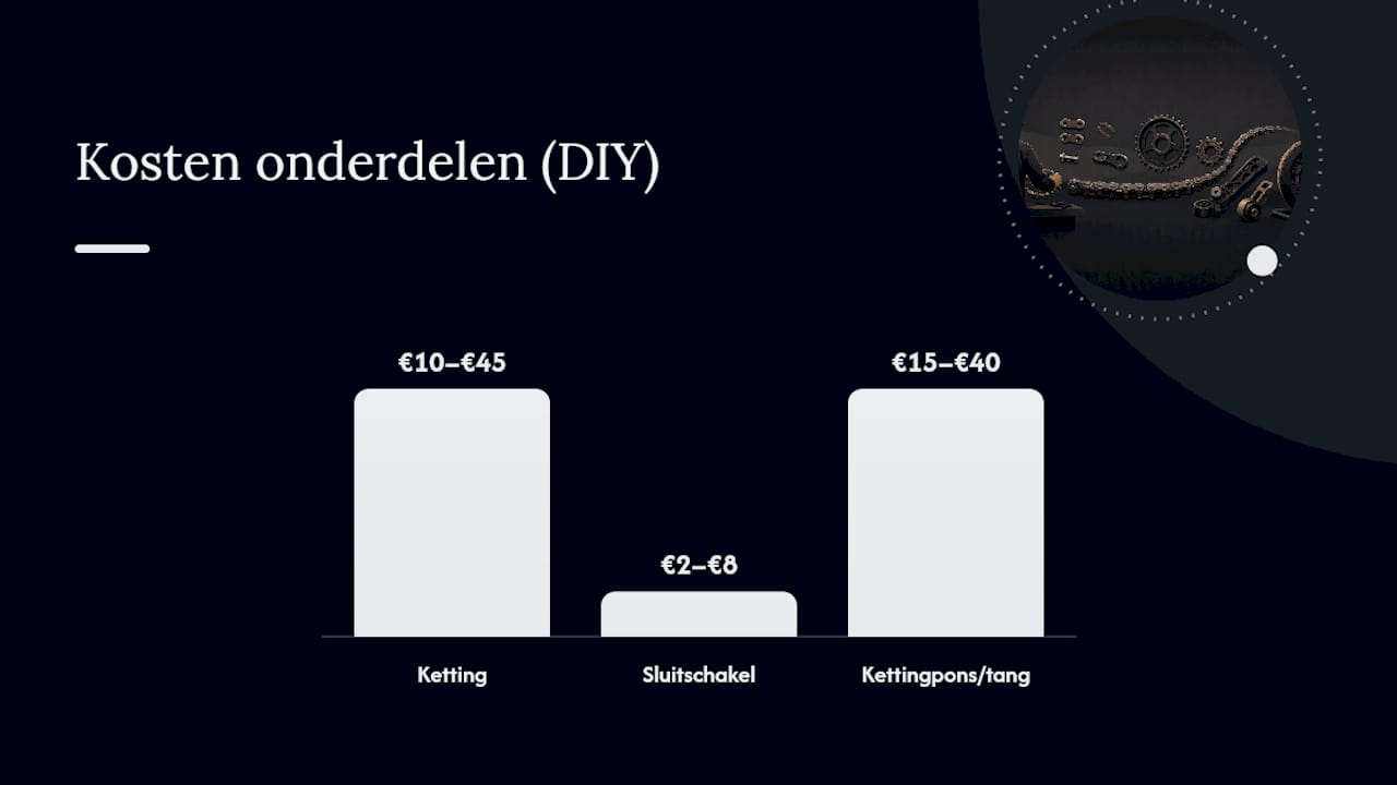 Zelf de ketting vervangen of naar de werkplaats? — overview diagram