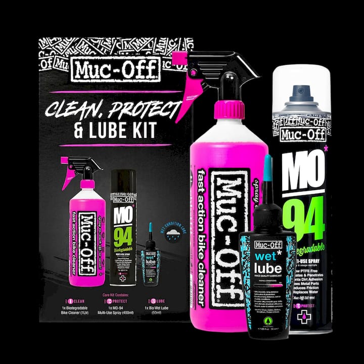 Muc-Off Fietsverzorgingskit | Reinig, Bescherm & Smeer