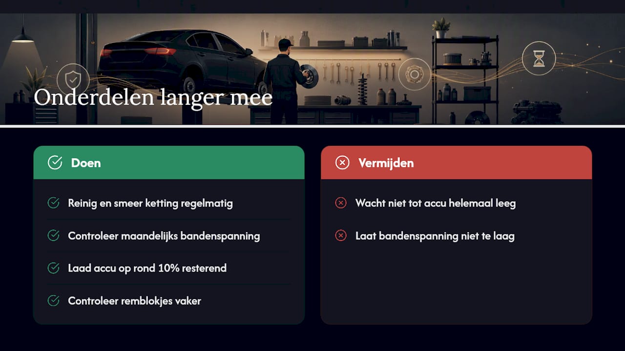 Zo houd je onderdelen langer mee — overview diagram