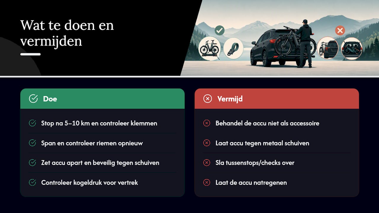 Wat de meeste adviezen over e-biketransport vergeten — overview diagram