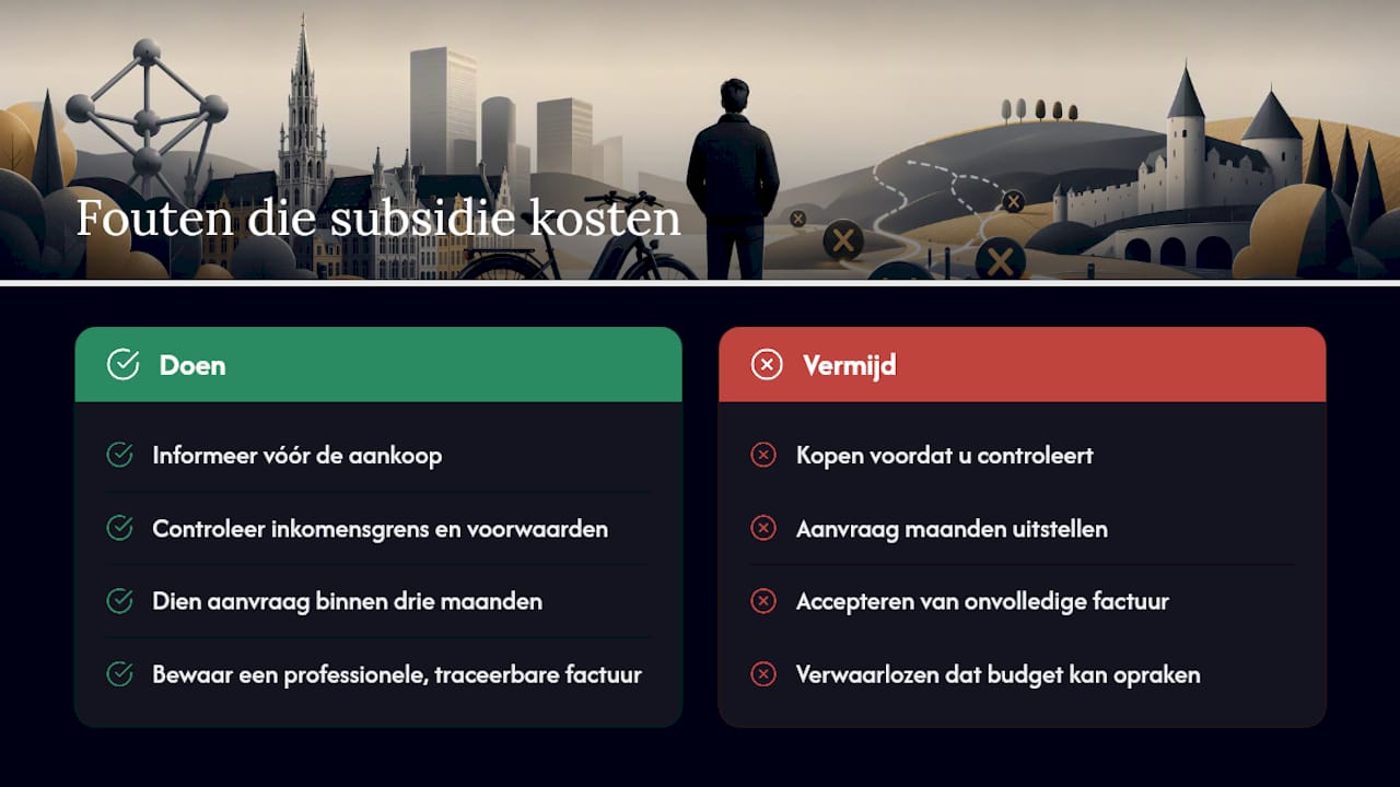Deze fouten kosten kopers hun subsidie — overview diagram