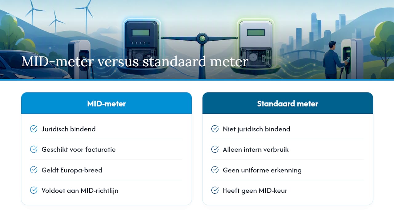 Wat is een MID‑meter? Definitie en betekenis van het MID‑keur — overview diagram