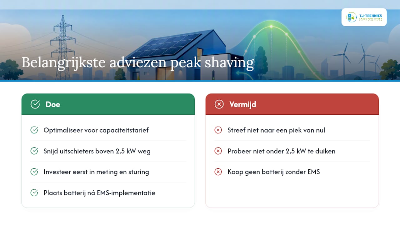 Wat conventionele adviezen over piekafvlakking missen — overview diagram