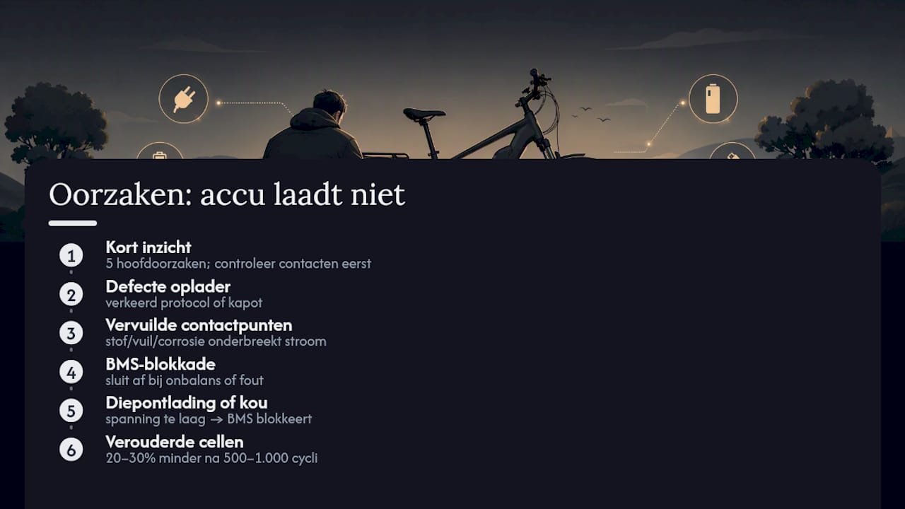 Vijf redenen waarom je laadprobleem kunt hebben
